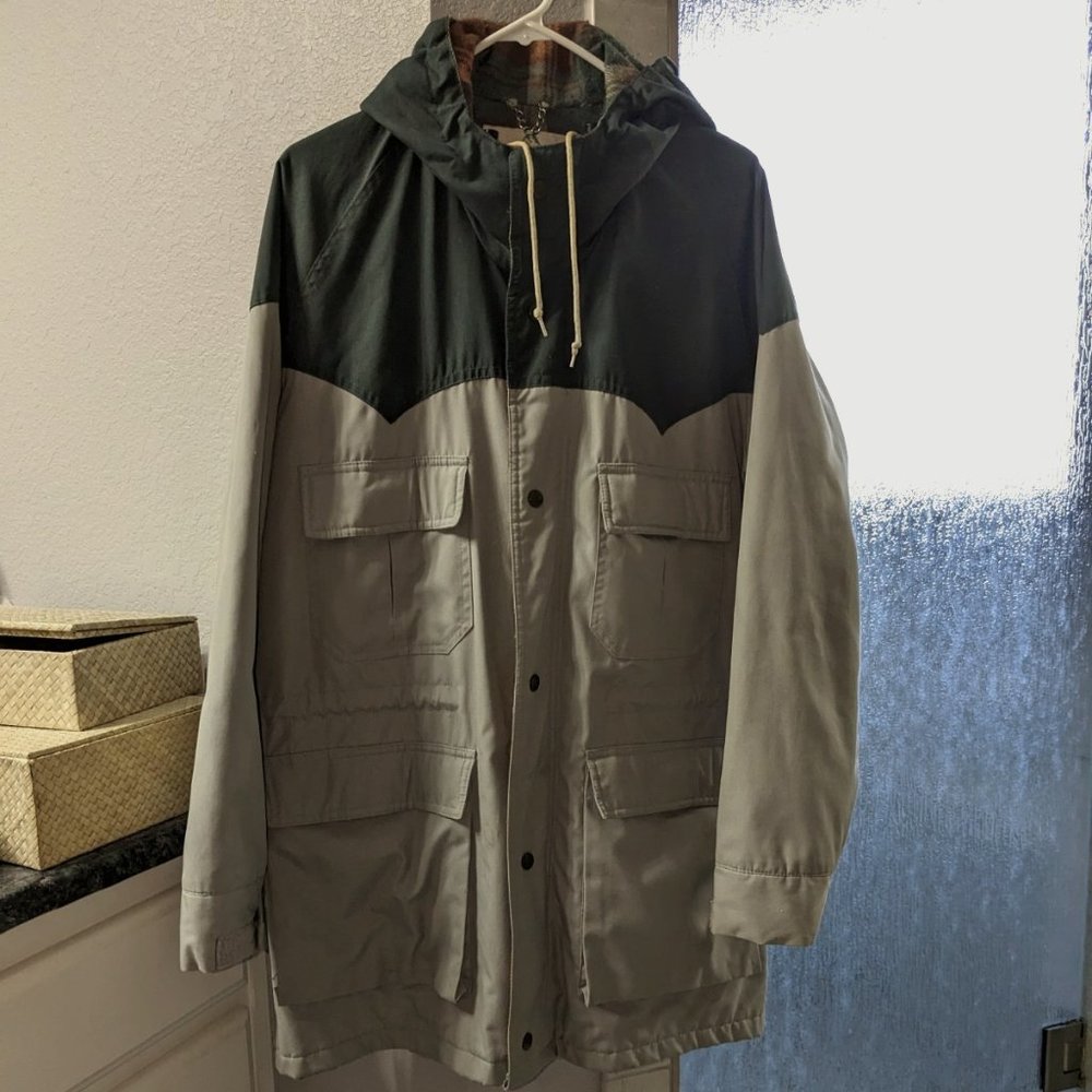 Vintage Rare 1980s Pacific Trail Jacket Lots of Pockets Flannel Lined